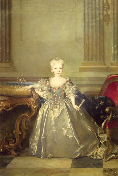 Infanta Maria Ana Victoria de Borbón, 1724 von Nicolas de Largillière